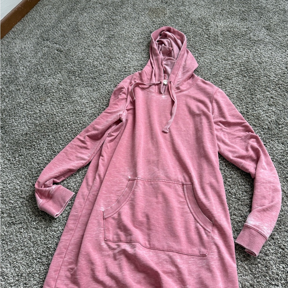 Pink Hooded Women's Sweater